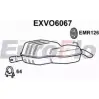 Задний глушитель EUROFLO A2V LVA 4360963 EXVO6067 RAJ25