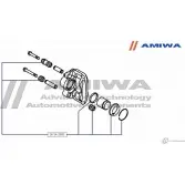 Ремкомплект суппорта тормозного заднего AMIWA 1422491819 14-14-2687 WY38H6 O SZSNV - Изображение 2