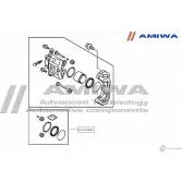 Ремкомплект суппорта тормозного переднего AMIWA 14-14-2693 U2IEY 6R0DK MQ 1422491872 - Изображение 2
