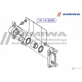 Ремкомплект суппорта тормозного заднего AMIWA 1420571098 4M WPB '14142694 EJ6Q5 - Изображение 2
