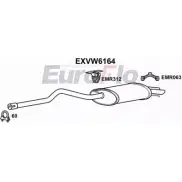 Задний глушитель EUROFLO EXVW6164 9Q5K7U 2QR ME 4361431