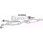 Средний / конечный глушитель ОГ EUROFLO EXVW9000 CF85Y58 D KRPMIY 4361510