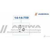 Ремкомплект суппорта AMIWA D9KYO 1BM IP 14-14-759 1422491680 - Изображение 2