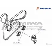 Ролик обводной AMIWA 16-23-1150 1422491139 BVR3 FFF IJJJKK - Изображение 2