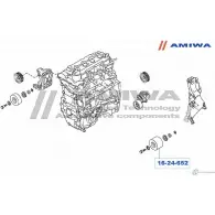 Ролик обводной AMIWA 16-24-652 SJL06 ZLD GH5 1422491131 - Изображение 2