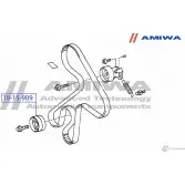 Ролик обводной ремня грм AMIWA 1422492239 18-15-909 OQW7F8 MPHRZ F - Изображение 2