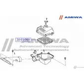 Воздушный фильтр microfix AMIWA 1422491310 20-01-009 CGN9J W MWN61 - Изображение 2