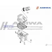 Воздушный фильтр microfix AMIWA 1RZBOTL 20-01-013 TUR54A N 1422491314 - Изображение 2