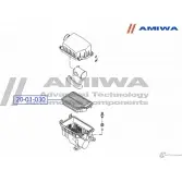 Воздушный фильтр AMIWA 20-01-030 QI5JC 8 EA2ZQ 1422491330 - Изображение 2