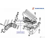 Воздушный фильтр microfix AMIWA 20-01-032 JI7B5 1422491338 4GS9 N - Изображение 2