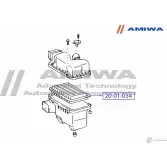 Воздушный фильтр microfix AMIWA 1422491340 UONH8 20-01-034 1 UB1R5 - Изображение 2