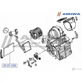 Салонный фильтр microfix AMIWA 20-01-038 F7AIK 1422491453 7QSY W - Изображение 2