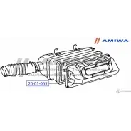 Воздушный фильтр microfix AMIWA AZLR24 20-01-065 1422491344 TXRR R45 - Изображение 2