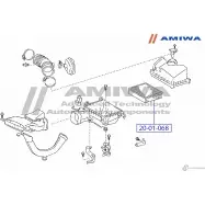 Воздушный фильтр microfix AMIWA 1422491347 OJ 7MS DCGX1AR 20-01-068 - Изображение 2