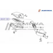 Воздушный фильтр microfix AMIWA V KRI0 1422491363 20-01-124 M899LD - Изображение 2