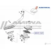 Воздушный фильтр microfix AMIWA VP TF9L6 D94LJUD 20-01-125 1422491364 - Изображение 2