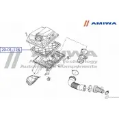 Воздушный фильтр AMIWA 1422491378 20-01-128 Y6H 5ZJH 22J32SR - Изображение 2