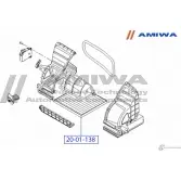 Салонный фильтр microfix AMIWA T 9A0LW 1422491469 R7T4J 20-01-138 - Изображение 2