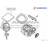 Салонный фильтр microfix AMIWA 20-01-141 CMA0K 1422491472 N D8WK - Изображение 2