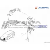 Воздушный фильтр microfix AMIWA IL 4A0V 1422491383 20-01-167 CKYMQNQ - Изображение 2