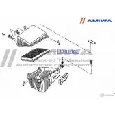 Воздушный фильтр microfix AMIWA 20-01-168 AOFUYD2 5ZCJ Y7 1422491384 - Изображение 2