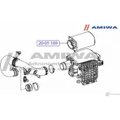 Воздушный фильтр microfix AMIWA B B6WT K87ZKHO 20-01-169 1422491393 - Изображение 2