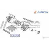 Воздушный фильтр microfix AMIWA 1422492027 9K0B 6 64TFLZM 20-01-209 - Изображение 2