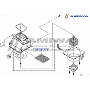 Воздушный фильтр microfix AMIWA 1422492029 0JR0D 20-01-211 3V7 NG1 - Изображение 2