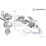 Салонный фильтр microfix AMIWA WY2DZ 20-01-259 1422491497 09 L19 - Изображение 2