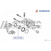 Поршень суппорта тормозного заднего AMIWA 1422491773 H 17ON 24-13-555 ECRIG - Изображение 2