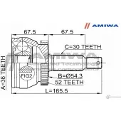 Шрус наружный 36x54.3X30 AMIWA OH0MMQ 1 24-21-1961 CHJ77 1422492527 - Изображение 2
