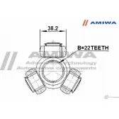 Трипоид 22x38.2 AMIWA UGAKO QB 24-40-005 5NK1J 1422492528 - Изображение 2