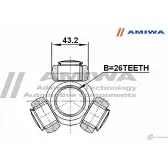 Трипоид 26x43.2 AMIWA 1422492842 24-40-030 ZA6N S 6CCYV - Изображение 2