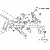 Ступица AMIWA 1422491165 1UF1YX Z IHMSO 25-25-2873 - Изображение 2