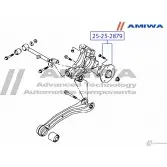 Ступица передняя AMIWA 536Y MP 1422491177 7B75CJ 25-25-2879 - Изображение 2