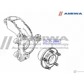 Ступица передняя AMIWA 1422491963 25-25-2886 DEF9 6 7YD5S - Изображение 2