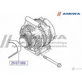 Ремень поликлиновый AMIWA 29-07-006 NRK7P KTXC 8 1422491074 - Изображение 2