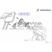 Ремень поликлиновый AMIWA 1422491107 29-14-121 IOZJ 9 FZXNQ - Изображение 2