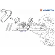 Насос водяной AMIWA GD 0Y1 1422490807 30-01-006 6PHHJ29 - Изображение 2
