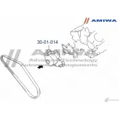 Насос водяной AMIWA 1422490814 30-01-014 40Q2PL 1 4K5YWO - Изображение 2