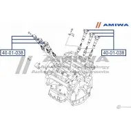 Катушка зажигания AMIWA 1422492160 97O7 9RU 40-01-038 WW46J9J - Изображение 2