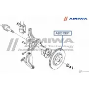 Тормозной диск передний speed stop AMIWA ABD1901 1422490176 XMA5K15 1 X96X - Изображение 2