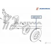 Тормозной диск передний speed stop AMIWA RWOET M 1422490177 L805S ABD2001 - Изображение 2