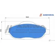 Колодки тормозные дисковые передние speed stop AMIWA N1 3PX4 1422490726 CD01113 GGDWTZ - Изображение 2