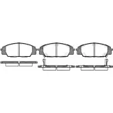 Тормозные колодки, дисковые, комплект DRIVE PLUS DP1010.10.0213 D829-7702 BP M0735.02 4383320