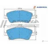 Колодки тормозные дисковые передние speed stop AMIWA 1422490602 72WWF5 CD01711 H HSPZ - Изображение 2