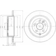 Тормозной диск DRIVE PLUS 4384195 BDM76 71.10 DCA6151600 DP1010.11.0281