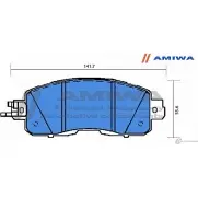 Колодки тормозные дисковые передние speed stop AMIWA CD1114 6KJGS 9 1422490727 ZKRQIG7 - Изображение 2