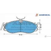 Колодки тормозные дисковые передние speed stop AMIWA CD1213 LH5D6B ZH KA2 1422490683 - Изображение 2