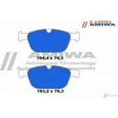 Колодки тормозные дисковые передние speed stop AMIWA 1422490734 H SQ4E CD1460 8A90W - Изображение 2